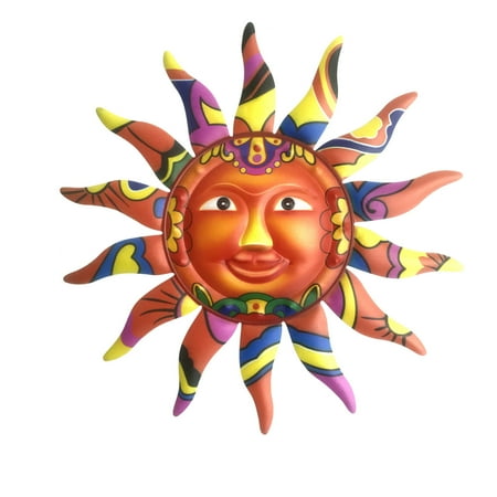 

TOYFUNNY Metal Wall Decor 12.7 Inch Metal Sun Wall Art Decor Hanging for Indoor Outdoor