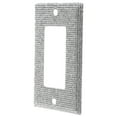thumbnail image 1 of OULII 1Pack Bling Light Switch Cover Plate Rhinestone Outlet Cover Silver Rectangular Easy Installation 11.5x7cm, 1 of 8