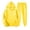 02# Yellow, variant on Men's Tracksuit 2 Piece Long Sleeve Hoodie and Sweatpants Set Solid Athletic Sweatsuits Casual Jogging Suit Sets Blue 3XL