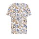 thumbnail image 4 of Tops Cortos para las Mujeres, Impreso Manga Corta V-Cuello Botón Arriba Blusa de Moda para el Hogar Y el Uso Diario, 4 of 5