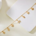 thumbnail image 3 of Faty-T Necklace for Women Paperclip Chain Necklace Ocean Starfish,Seashell Boho Bow Charms Necklaces, 3 of 7