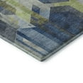 thumbnail image 3 of Addison Rugs Mayfield Premium Machine Washable Transitional Geometric Navy Rectangle Rug, 5' X 7'6" Machine Washable Transitional Geometric Navy Oversized Sherpa Throw Blanket, 3 of 7