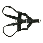 Vibrant Life Nylon Adjustable Step-In Dog Harness, Black, L