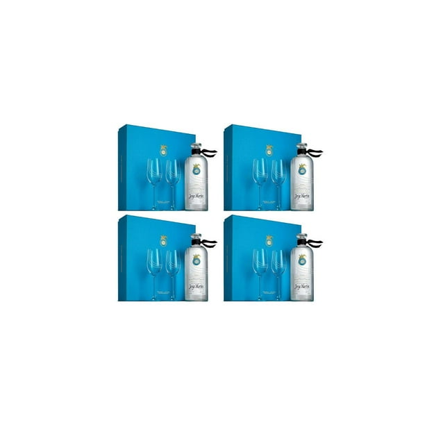 Pack de 4 Tequila Casa Dragones Joven +2 Copas Personalizada 750 ml Casa Dragones Joven Personalizado + 2 Copas