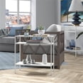 thumbnail image 5 of Maklaine Modern / Contemporary 24" Matte White Metal Side Table, 5 of 8