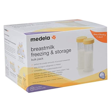 Breast Milk Freezer Pack, 2.7 oz (80ml) Bottles (Pack of 12)