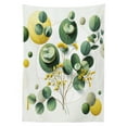thumbnail image 2 of Ambesonne Eucalyptus Leaves Outdoor Tablecloth, Boho Leaf Design, 58"x84", Fern Green Yellow and White, 2 of 2