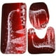 thumbnail image 1 of ABPHQTO Feliz Navidad Muñeco de nieve Árbol de Navidad Juego de alfombras de baño de 3 piezas Alfombra de baño Alfombra de contorno y tapa de inodoro, 1 of 2