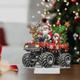 thumbnail image 3 of Decoraciones Mesa Diamante 5D Topla Pintura Diamantes Kits Ornamentos Adornos Acrílico Navidad Santa Y Camión para Adultos Principiantes, 3 of 9