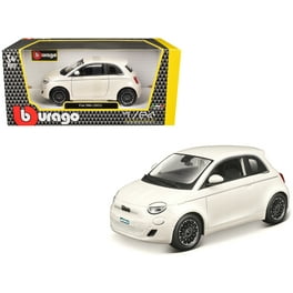 Burago Fiat 500 F (1965) ミニカー 1/24 Fiat 500F 1965 Painted Self Assemble Yellow Model Kit