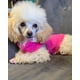 thumbnail image 3 of Chaqueta polar, chaleco para perros, ropa para mascotas con correa para cachorros, rosa, pecho L (48 cm) Shuxiu Wang  9024719203461, 3 of 5
