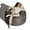 Gray, variant on Jaxx Basics 4 Foot Large Adult Bean Bag Chair, Oversized with Filler, Beige