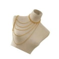thumbnail image 1 of Body Chain Multi layers One Shoulder Jewellery Tassels Multi layers One Shoulder Necklaces Golden A, 1 of 9