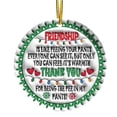 thumbnail image 2 of Naittoop Christmas Acrylic Pendant Concave Textured Round Pendant Decoration, 2 of 5