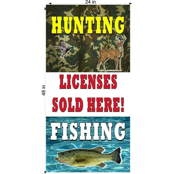 BiggieGraphics 48" x 21" Vinyl Outdoor Flag