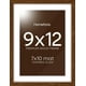 thumbnail image 1 of Marco de fotos Homeforia Brown 9x12 cm de madera con vidrio templado, 1 of 8