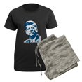 thumbnail image 5 of CafePress - John F Kennedy Tribute Women's Dark Pajamas - Women's Short Sleeve Print T-Shirt and Pants Dark Cotton Pajama Set, 5 of 7