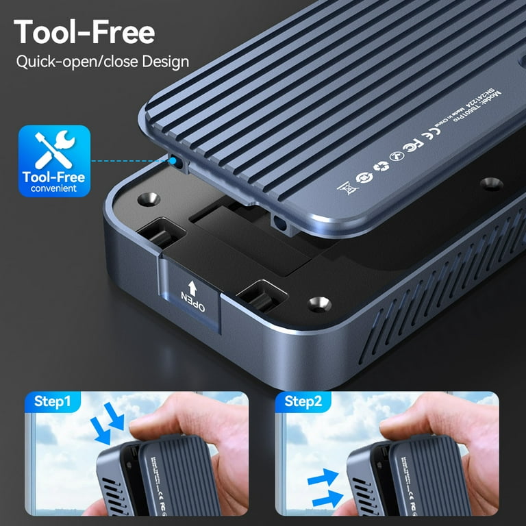 ACASIS 80Gbps M.2 NVMe SSD Enclosure Compatible with USB4 , USB4