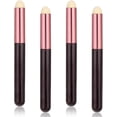thumbnail image 1 of brochas multiusos para difuminar labios, brocha para difuminar lápiz labial de cabeza redonda, pinceles profesionales para labios, aplicador portátil para labios, tamaño de viaje, 1 of 5