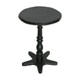 thumbnail image 4 of GZXS Black Round End Table, Vintage Small Nightstand for Sofa, Bedside or Plant Stand, 15.75"Dia x 21.65"H, 4 of 7