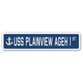 thumbnail image 1 of SignMission Plainview Ageh 1 SSN- 4 x 18 Po A-16 Signe de la Rue - Usas Plainview Ageh 1, 1 of 1