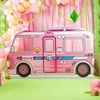 4 FT. 7 IN. BARBIE DREAMHOUSE ADVENTURES DREAM CAMPER PHOTO STANDEE WITH PROPS