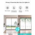 thumbnail image 4 of Window Privacy Film Eucalyptus Stained Glass Window Film Decorative Sun Block Window Cover Aesthetic Fruit Rustic Chic Greenery Plant Window Clings Static Adhesive Sticker for Bathroom 35.4"x78.7", 4 of 6