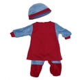 thumbnail image 2 of Mameluco Bordado con Gorro Capa Desmontable Kiss Super Heroe Baby Kisses Mameluco2350, 2 of 3