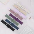 thumbnail image 3 of Bracelet en Silicone pour Samsung Galaxy Fit 3 Bracelet Montre Bracelet pour Samsung Galaxy Fit 3 SM-R390 Bracelet Accessoire de Remplacement Foncé Galaxy Fit 3, 3 of 6