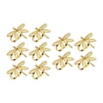 thumbnail image 1 of 10 anillos de servilleta con forma de libélula, elegantes servilleteros de metal para mesa de comedor. Oro, 1 of 9