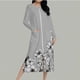 thumbnail image 4 of Batas de invierno para mujer, camisón cálido y camisón de invierno con cremallera y bolsillos, pijama holgado para mujer., 4 of 9