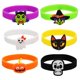 thumbnail image 4 of Anillo de silicona para decoración de Halloween para niños, pulsera de calabaza, gato, Calavera, bruja, fantasma, murciélago, Color caramelo, accesorios de fiesta, 4 of 4