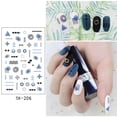 thumbnail image 3 of Daisy Nail Stickers Floral Flower Nail Art Pegatinas De Uñas Impermeables Para Mujeres Guardurnaity CE007622-14, 3 of 6