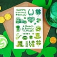 thumbnail image 2 of Sellos transparentes para hacer tarjetas con diseño de sombrero de trébol y cerveza para el Día de San Patricio., 2 of 8