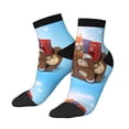 thumbnail image 2 of Bingfone Trip To London Design Patterned Men'S Women'S Casual Cotton Socks, 2 of 9