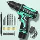 thumbnail image 1 of Juego de taladros inalámbricos VIWKO Power Drill Driver 3/8 Chuck de 12 V, 1 of 8