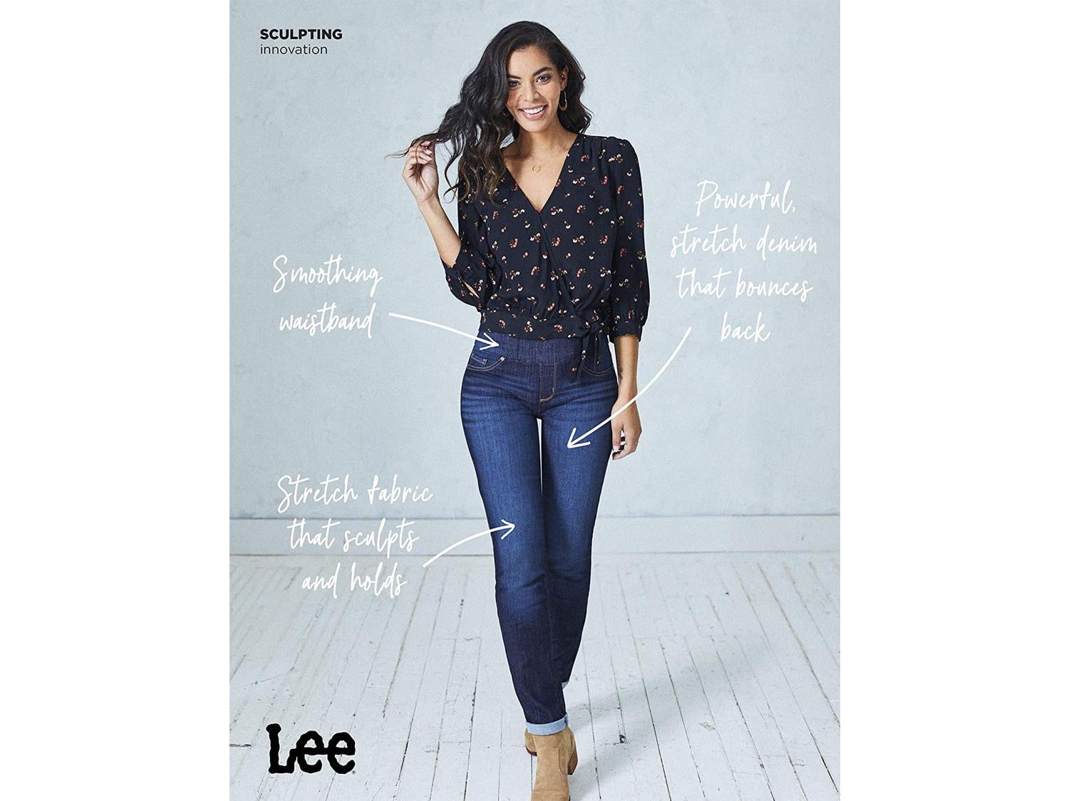 LEE Women's Sculpting Fit Slim Leg Pull 