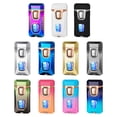 thumbnail image 4 of 2025 New Mini Lighter With 5 Flints Blue Visible Compartment Windproof Butane Gas Lighter Adjustable Soft Flame And Flame 2-in-1 Refillable Butane Lighte Clearance, 4 of 6