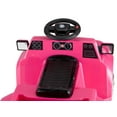 thumbnail image 6 of Heavy Hauling Truck with Trailer Toddler Ride-On Toy by Kid Trax, pink, 6 of 8