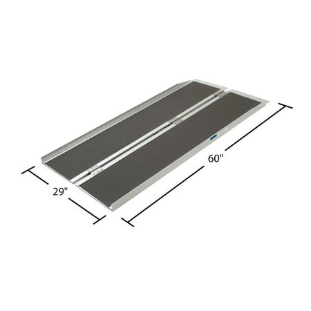 Silver Spring Aluminum Folding Wheelchair Ramp Plus 5' x 29in