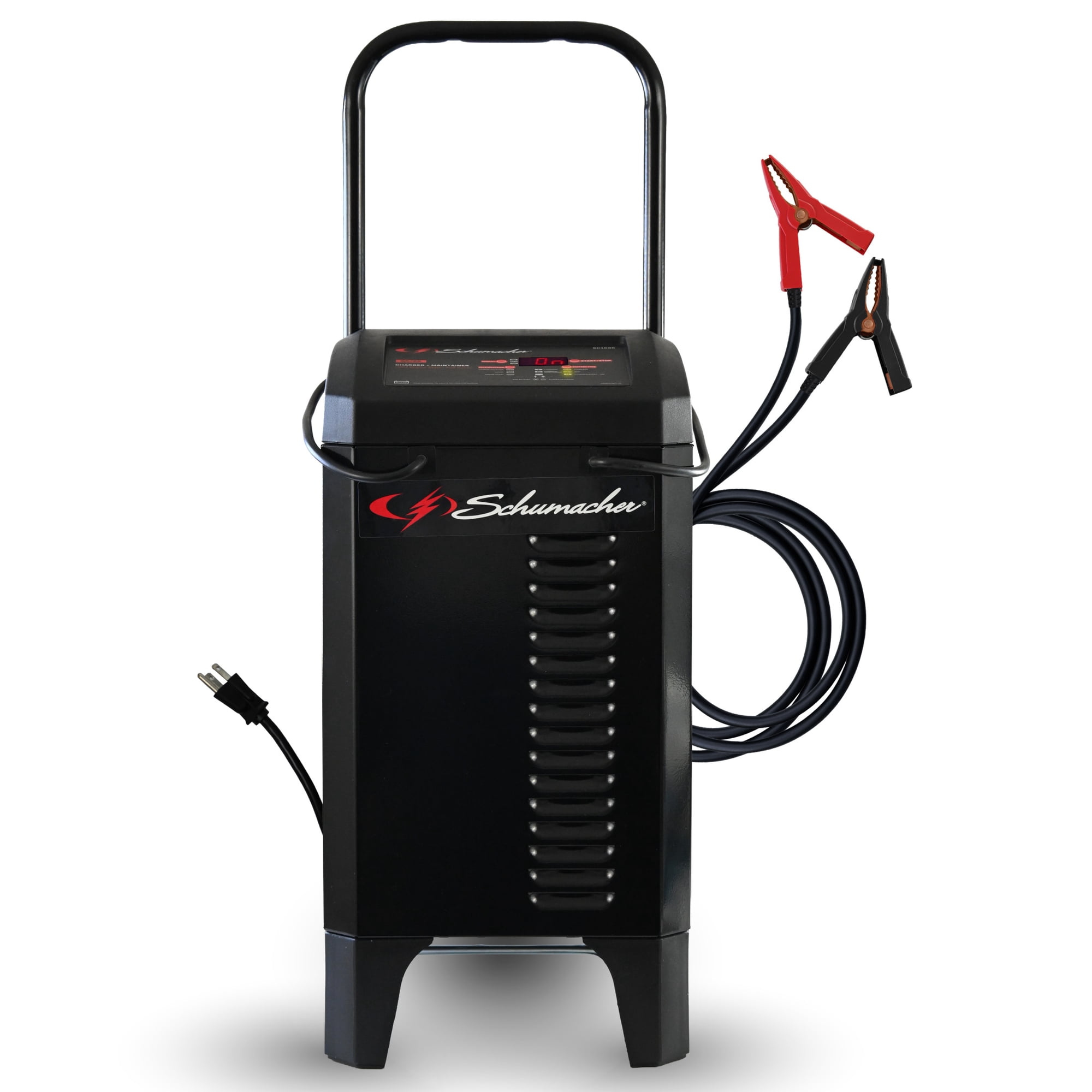 Schumacher Electric Wheeled Automatic 6A Car Battery Charger & Maintainer, 200A Engine Starter, 40A Boost, 6/12V Sport, Auto, Marine Batteries, SC1696