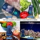 thumbnail image 5 of Lavadora De Frutas Y Verduras, Dispositivo Limpiador De Frutas, Purificador De Alimentos Recargable Por USB, Gadgets Automáticos De Limpieza Doméstica Para Purificar (Azul), 5 of 5