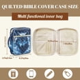 thumbnail image 7 of Xoenoiee Wolf Lightning Pattern Bible Bag for Women Men, Large Quilted Bible Cover Case Church Bag with Durable Handle and Extra Pockets, Christian Gift for Ladies, 7 of 7