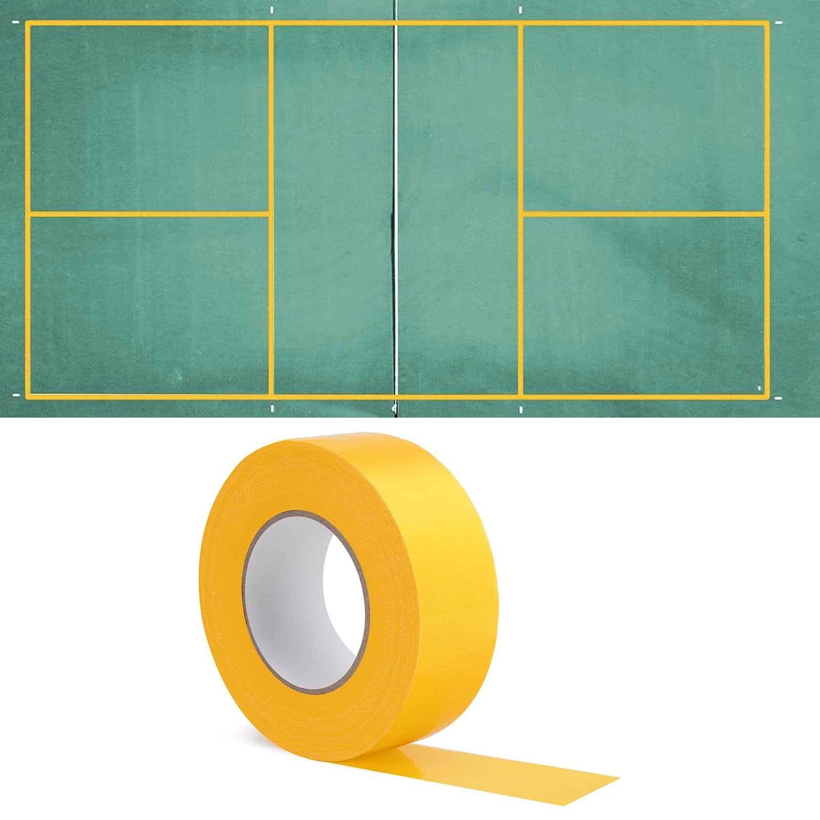 Outdoor Pickleballs Courts Tape Auto-Adhesive Pickleballs Courts Marking Tape for Sports Enthusiasts