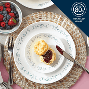 Corelle Country Cottage 12-Piece Glass Dinnerware Set (Service for 4)