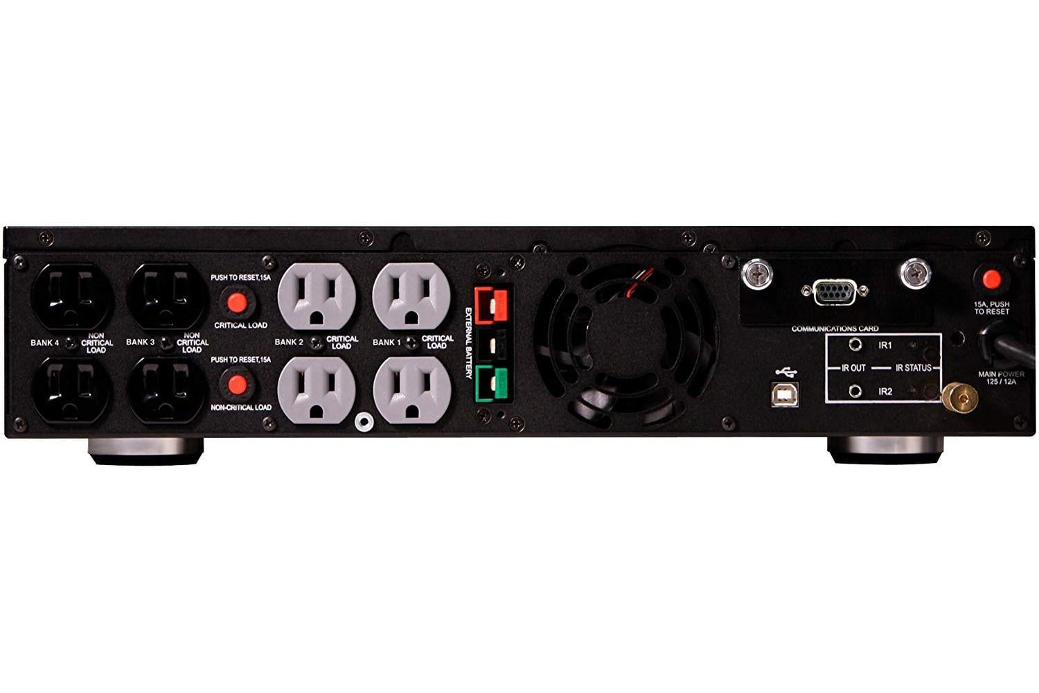 Furman F1500-UPS - UPS (rack-mountable) - AC 120 V - 900 Watt - 1500 VA - RS-232, USB - output connectors: 8 - 2U - 19"