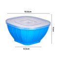 thumbnail image 4 of LCXmlly Change Wallet Stackable Meal Prep Salad Bowl Square Plastic Bowl with Lid Spacesaving Kitchen Supply, 4 of 6