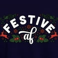 thumbnail image 3 of CafePress - Festive AF - Pullover Hoodie, Classic & Comfortable Hooded Sweatshirt, 3 of 4