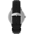 thumbnail image 5 of Timex Men's Easy Reader Bold 43mm Watch – Silver-Tone Case White Dial with Black Leather Strap, 5 of 5
