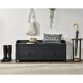 thumbnail image 2 of SystemBuild Farmington Entryway Storage Bench in Black Oak, 2 of 5